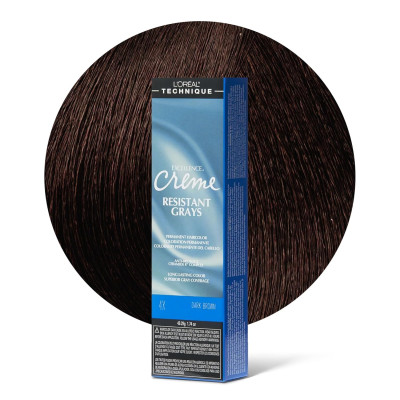 4X - Dark Brown (gray hair)
