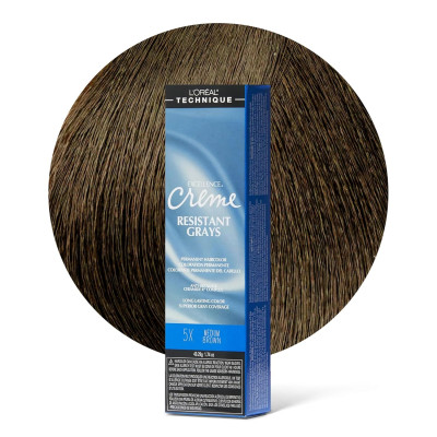 5X - Medium Brown (gray hair)