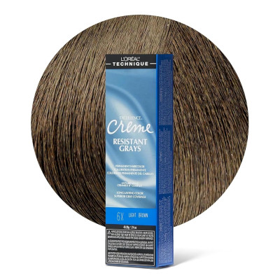 6X - Light Brown (gray hair)